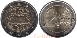 Германия. 2 евро 2007 год. 50 лет подписания Римского договора. (D)