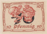  Бона. Германия. Арнштадт 10 пфеннигов 1921 год. Серия n. Нотгельд. (XF) 