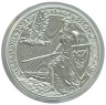  Германия. 5 марок 2022 год. Воительница с мечом и щитом. 1 унция.  