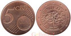 Австрия. 5 евроцентов 2010 год. Примула.