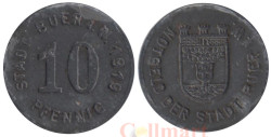 Германия. Буер. 10 пфеннигов 1919 год. Нотгельд.