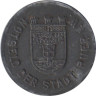  Германия. Буер. 10 пфеннигов 1919 год. Нотгельд. 