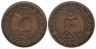  Индия. Княжество Тонк. 1 пайс 1932 год. Мухаммад Саадат Али Хан. (большая монета) 