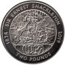  Южная Георгия. 2 фунта 2019 год. 145 лет со дня рождения Эрнеста Генри Шеклтона. 