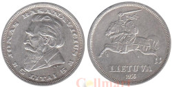 Литва. 5 лит 1936 год. Йонас Басанавичюс.