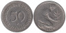  ФРГ. 50 пфеннигов 1950 год. (D) 