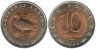  Россия. 10 рублей 1992 год. Краснозобая казарка. (Красная книга) 