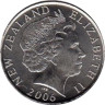  Новая Зеландия. 50 центов 2006 год. Парусник Индевор. 