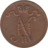  Финляндия. 1 пенни 1916 год. 