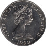  Гибралтар. 1 крона 1980 год. 80 лет со дня рождения Королевы Матери. 