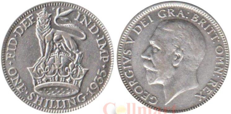  Великобритания. 1 шиллинг 1935 год. Георг V. 