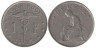  Бельгия. 1 франк 1923 год. BELGIE. 