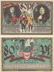 Бона. Германия. Киль 80 пфеннигов 1921 год (вариант 2). Нотгельд. (XF)