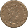  Гонконг. 10 центов 1960 год. Королева Елизавета II. (Н) 