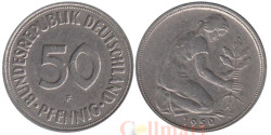 ФРГ. 50 пфеннигов 1950 год. (F)