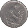  ФРГ. 50 пфеннигов 1950 год. (F) 