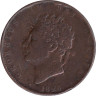  Великобритания. 1/2 пенни 1826 год. Георг IV. 