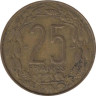  Французская Экваториальная Африка. Камерун. 25 франков 1958 год. Антилопы (Западные канны). 