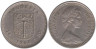  Родезия. 1 шиллинг (10 центов) 1964 год. Королева Елизавета II. 