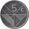  Аруба. 5 центов 1989 год. 