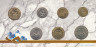  Россия. Набор монет 1995 год. 50 лет Великой Победы. (6 штук + жетон, в буклете) 