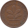  ФРГ. 1 пфенниг 1976 год. (F) 