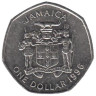  Ямайка. 1 доллар 1996 год. Александр Бустаманте - национальный герой. 