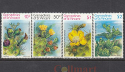 Набор марок. Гренадины Сент-Винсента 1982 год. Кактусы. (4 марки)
