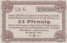  Бона. Германия. Ганновер 25 пфеннигов 1920 год. Нотгельд. (VF) 