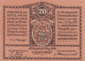  Бона. Австрия. Грёбминг 20 геллеров 1920 год. Нотгельд. (XF) 