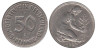  ФРГ. 50 пфеннигов 1950 год. (J) 