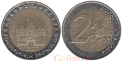 Германия. 2 евро 2006 год. Голштинские ворота в Любеке, Шлезвиг-Гольштейн. (G)
