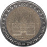  Германия. 2 евро 2006 год. Голштинские ворота в Любеке, Шлезвиг-Гольштейн. (G) 