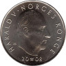  Норвегия. 10 крон 2008 год. Генрик Вергеланн - 200 лет со дня рождения. 
