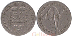 Западная Африка (BCEAO). 50 франков 1991 год.