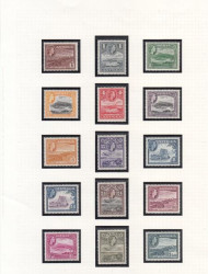 Набор марок. Антигуа и Барбуда. Фотографии королевы Елизаветы II (1953-1965). 15 марок. полная серия.