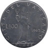  Ватикан. 100 лир 1963 год. Богиня Фидес. 