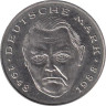  ФРГ. 2 марки 1988 год. Людвиг Эрхард, 40 лет Федеративной Республике (1948-1988). (F) 