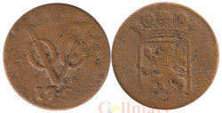 Голландская Ост-Индия. 1 дуит 1768 год. Герб Голландии.