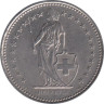  Швейцария. 1/2 франка 1984 год. Гельвеция. 