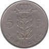  Бельгия. 5 франков 1949 год. (BELGIЁ) 