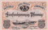  Бона. Германия. Люббекке 25 пфеннигов 1920 год. Дом бургомистра. Нотгельд. (XF) 