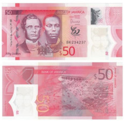 Бона. Ямайка 50 долларов 2022 год. 60 лет независимости. (Пресс)