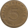  Германия - Третий рейх. 5 рейхспфеннигов 1938 год. (A) 