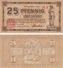  Бона. Германия. Кёльн 25 пфеннигов 1921 год. Нотгельд. (XF) 