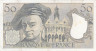 Бона. Франция 50 франков 1988 год. Морис Кантен де Латур. (F-VF) 