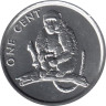 Острова Кука. 1 цент 2003 год. Обезьяна. 