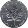  Канада. 5 долларов 2012 год. Кленовый Лист. 