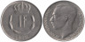  Люксембург. 1 франк 1980 год. Великий герцог Жан. 