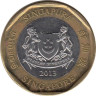  Сингапур. 1 доллар 2013 год. Мерлайон. 